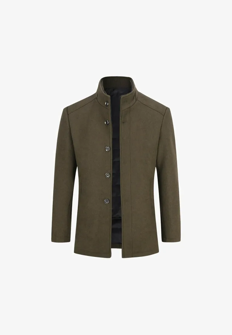 Wool Blend Peacoat