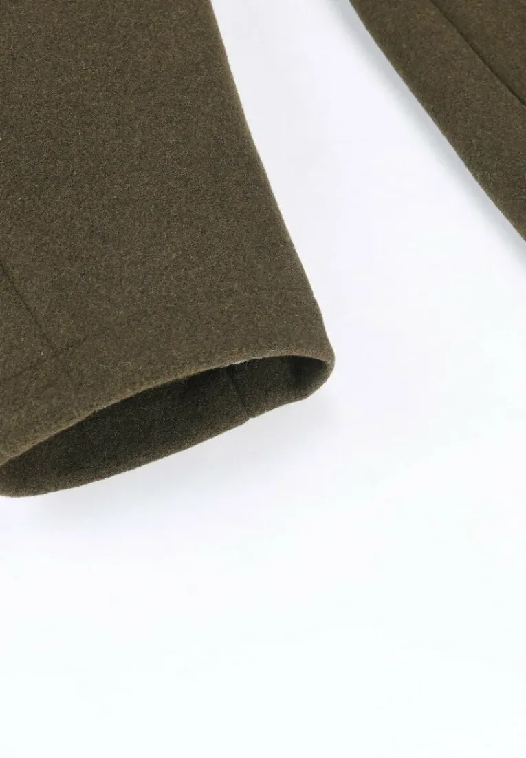 Wool Blend Peacoat