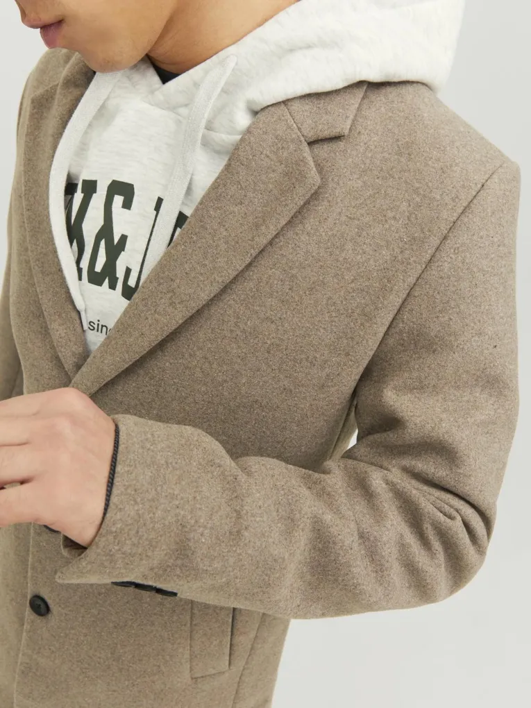 Wool Blend Overcoat