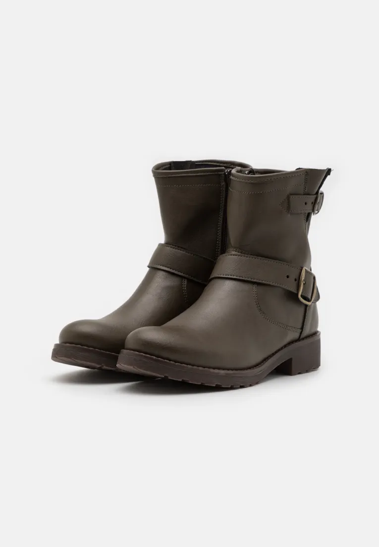 Buckled Ankle Boots
